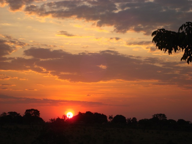 Sunset in Abadiania, Brazil